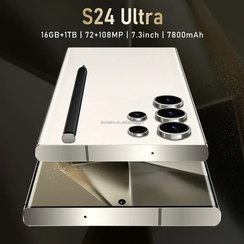 2024 NEW Brand Original S24 Ultra 5g Telephone 6.8 Inch 12Gb+512GB Android Smartphone Android 13 64MP 5000Amh 4G Mobile Phones