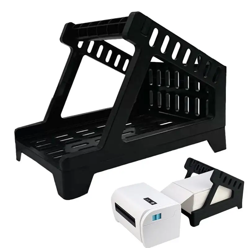 Desktop Printer Home Office Storage School Thermal Label Holder For Rolls Fanfold Accessories Durable Stand External Universal