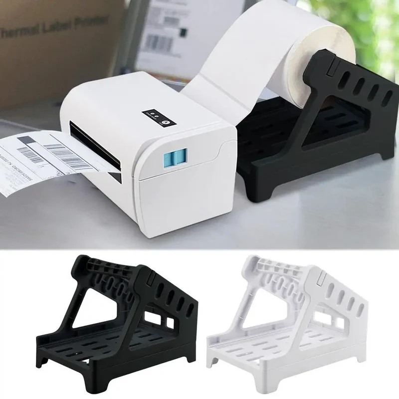 Desktop Printer Home Office Storage School Thermal Label Holder For Rolls Fanfold Accessories Durable Stand External Universal