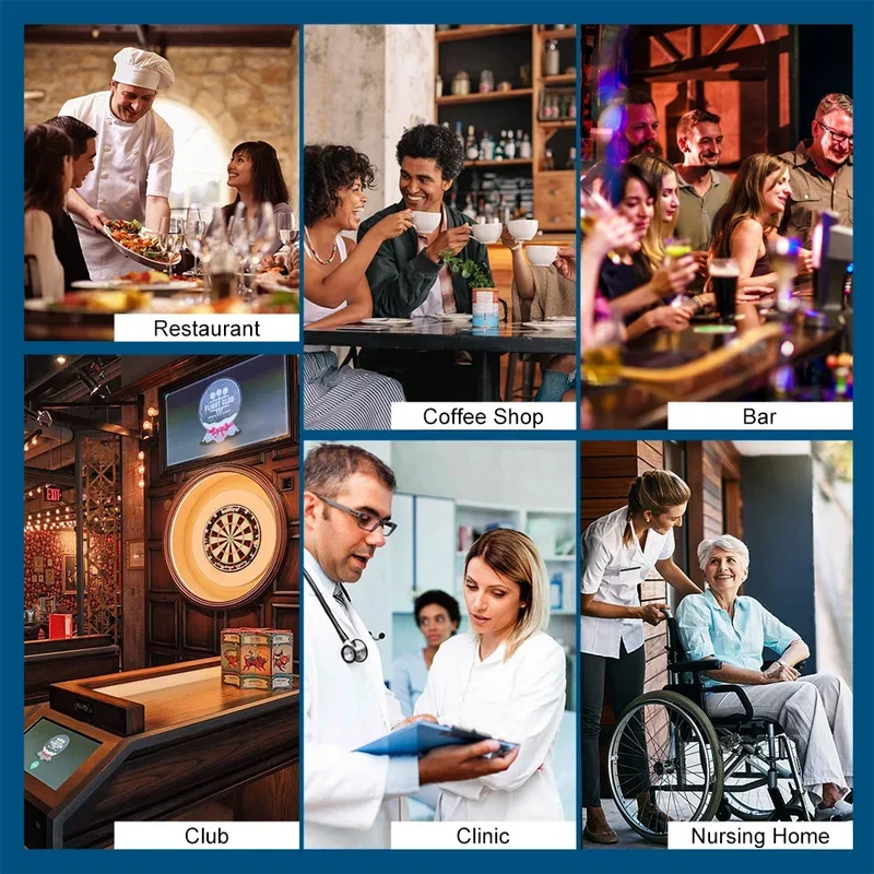 RETEKESS TD163 Restaurant Wireless Calling Pager System Host Voice Reporting Broadcast Display Receiver For Cafe Bar Club Hotel