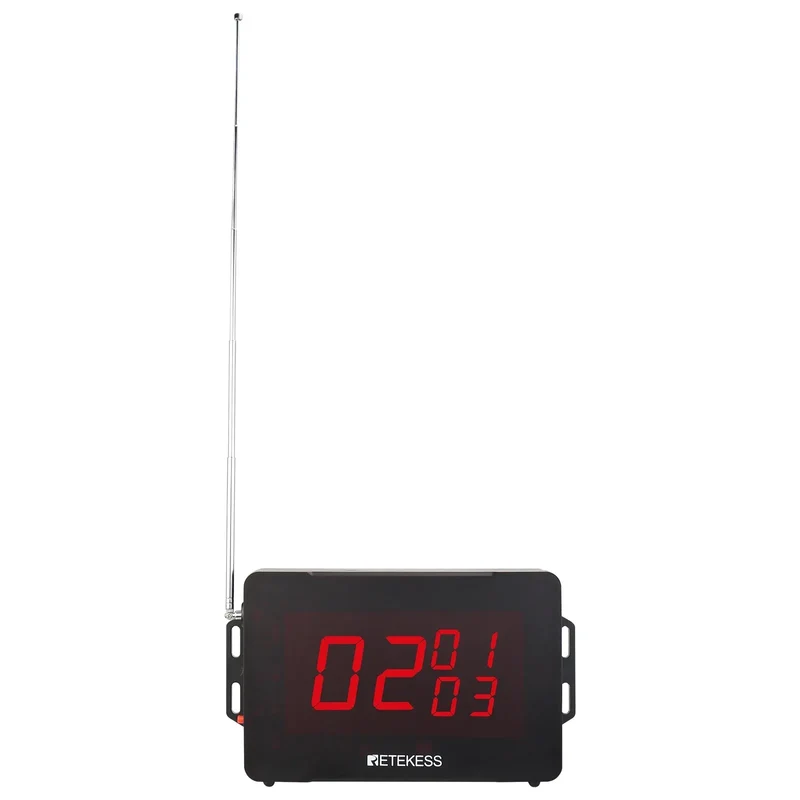 RETEKESS TD163 Restaurant Wireless Calling Pager System Host Voice Reporting Broadcast Display Receiver For Cafe Bar Club Hotel