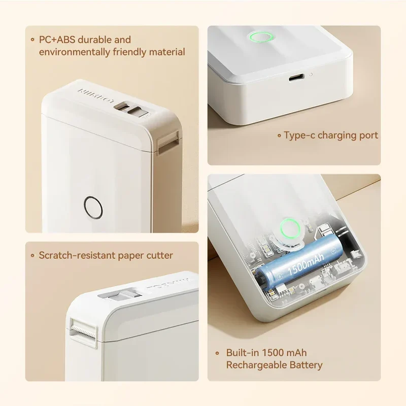 Niimbot D11 D110 D101 H1S Mini Thermal Printer Pocket Label Maker USB Bluetooth Label Stick Printer Inkless DIY Name Price Tag