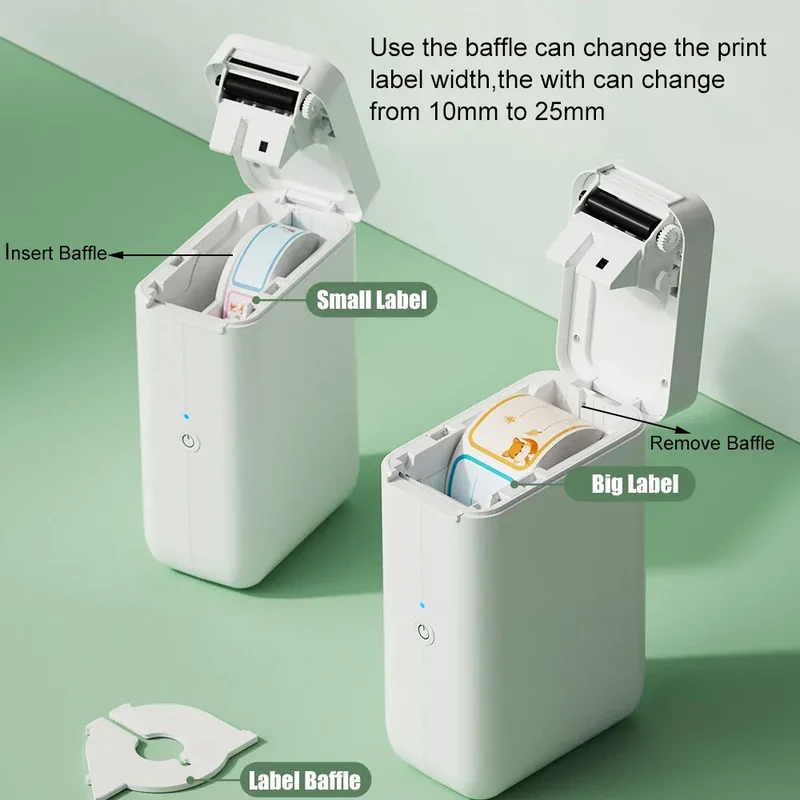 Niimbot D11 D110 D101 H1S Mini Thermal Printer Pocket Label Maker USB Bluetooth Label Stick Printer Inkless DIY Name Price Tag