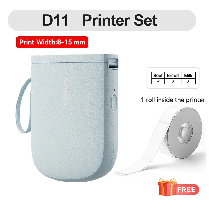 Niimbot D11 D110 D101 H1S Mini Thermal Printer Pocket Label Maker USB Bluetooth Label Stick Printer Inkless DIY Name Price Tag