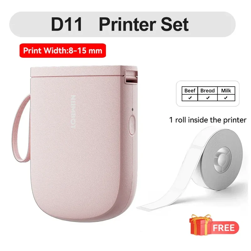 Niimbot D11 D110 D101 H1S Mini Thermal Printer Pocket Label Maker USB Bluetooth Label Stick Printer Inkless DIY Name Price Tag