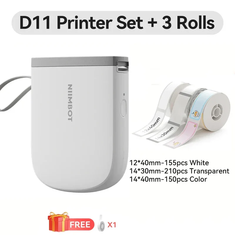 Niimbot D11 D110 D101 H1S Mini Thermal Printer Pocket Label Maker USB Bluetooth Label Stick Printer Inkless DIY Name Price Tag