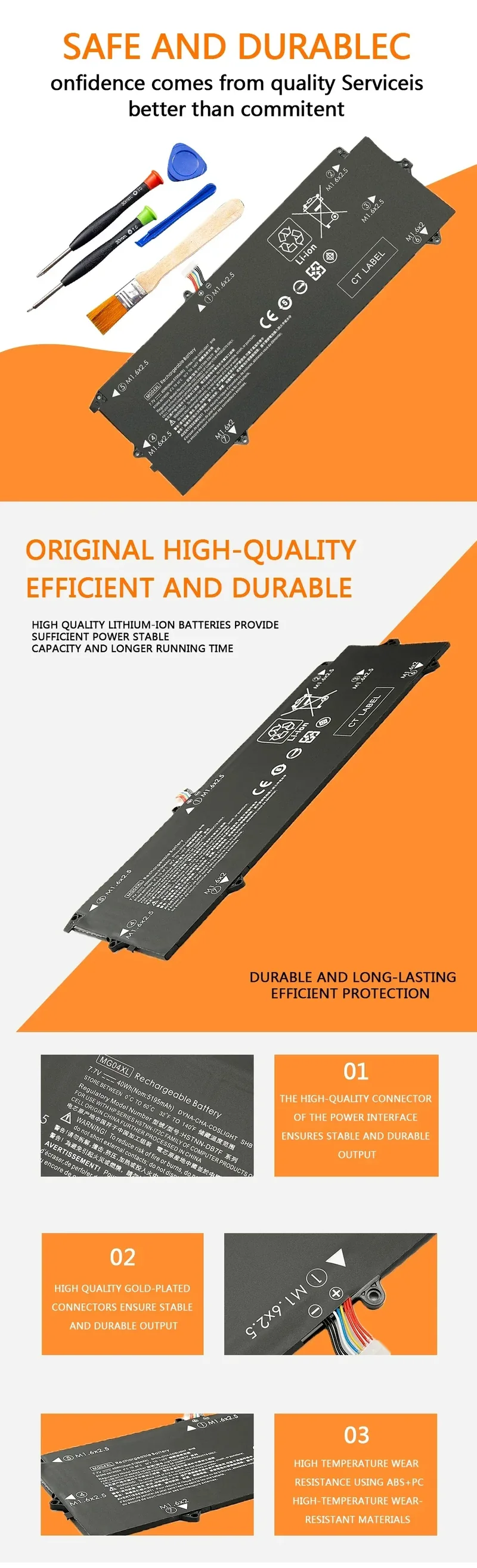 MG04XL MG04 remplacement da batBR 138 For Hp Elite X2 1012 G1 série ordinateur portable 812060-2B1 812060-2C1 812205 HSTNN-DB7F