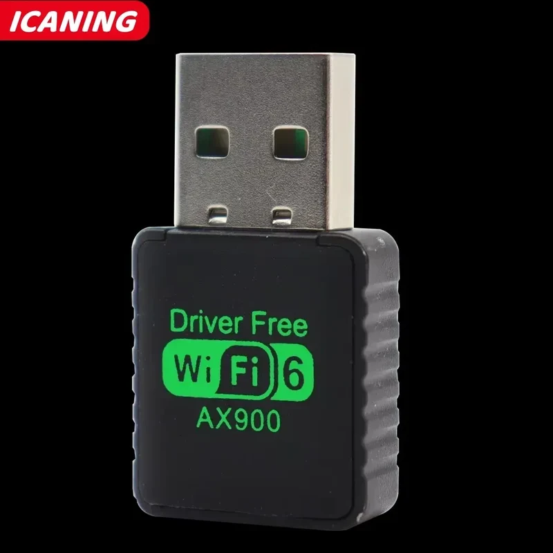 AX900 WIFI 6 Adapter USB Network Card 2.4G&5GHz Dual Band Signal Reception Dongle For Laptop Driver Free Wireless Wlan Receiver