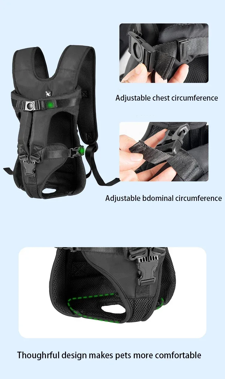 Pet Backpack Carrier For Cat Dogs Front Travel Dog Bag Carrying For Animals Small Medium Dogs Bulldog Puppy Mochila Para Perro