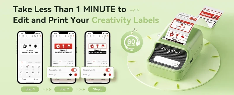 Niimbot B21 B21PRO Mini Adhesive Label Printer Wireless Portable Thermal inkless Maker Photo Barcode PriceTag Sticker 200 300dpi