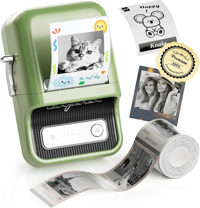 Niimbot B21 B21PRO Mini Adhesive Label Printer Wireless Portable Thermal inkless Maker Photo Barcode PriceTag Sticker 200 300dpi