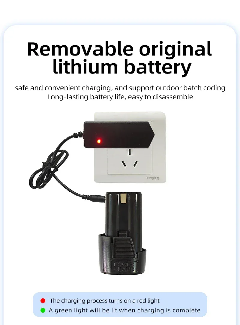 Include cartridge: S1730 12.7MM printing gun batch coding machine logo code printer expiry date portable handheld inkjet printer