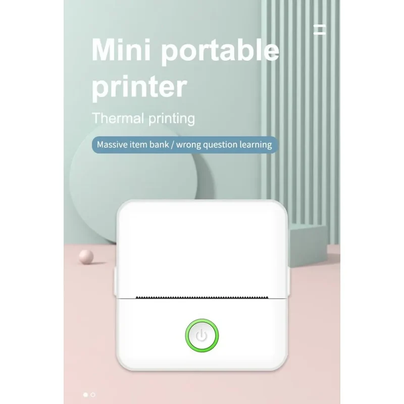 X6 Mini Pocket Sticker Printer Bluetooth Wireless Connection Portable Sticker Maker for Learning Note Journal DIY Work and Photo