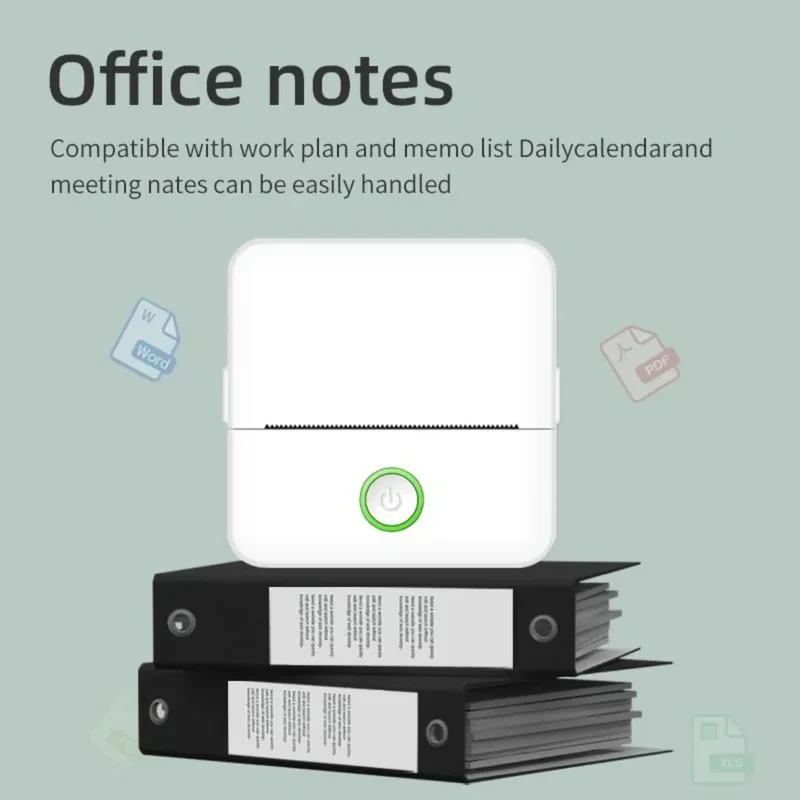 X6 Mini Pocket Sticker Printer Bluetooth Wireless Connection Portable Sticker Maker for Learning Note Journal DIY Work and Photo