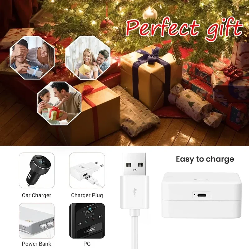 X6 Mini Pocket Sticker Printer Bluetooth Wireless Connection Portable Sticker Maker for Learning Note Journal DIY Work and Photo