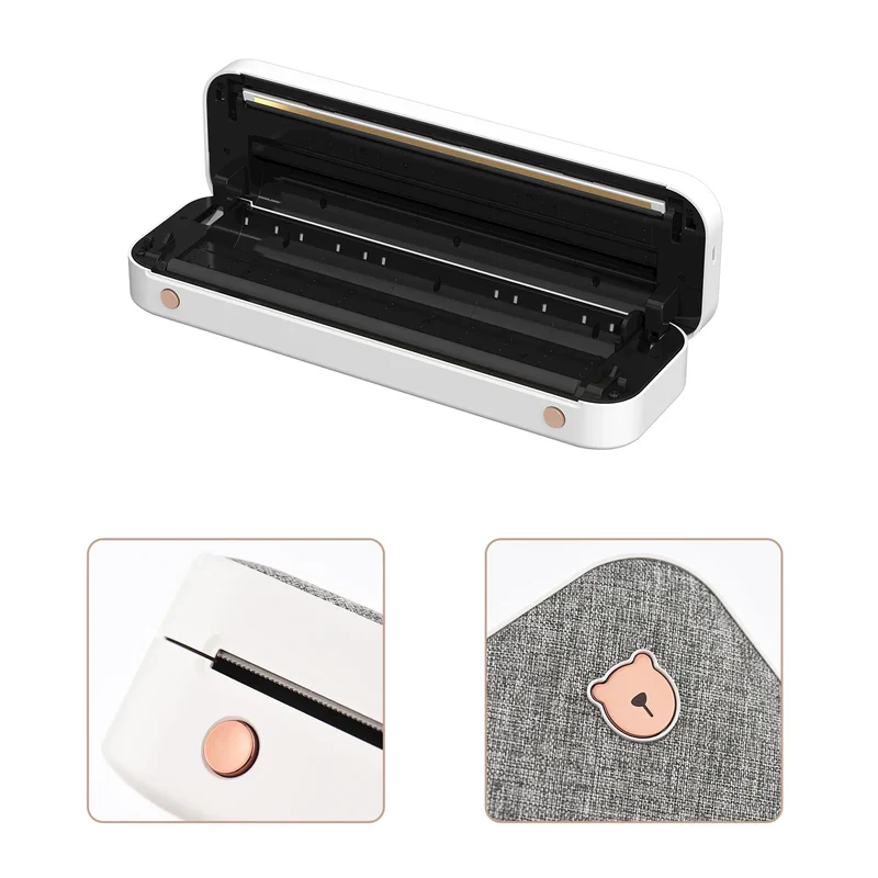 PeriPage A40 A4 Paper Printer Direct Thermal Transfer Wirless Mobile Photo Printer USB BT Connection For 2''/3''/4'' Paper Width