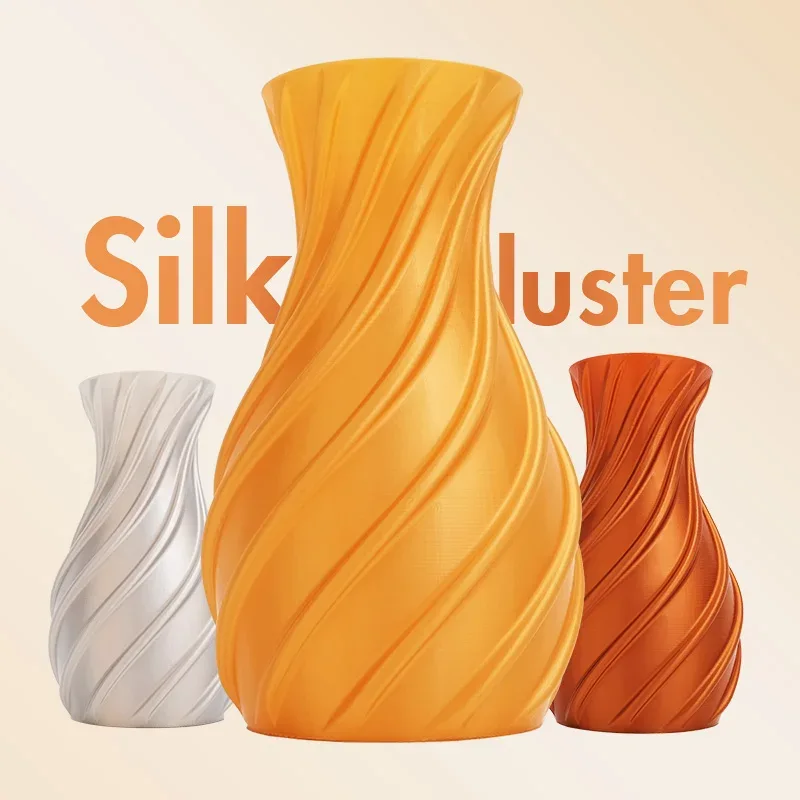 eSUN Silk PLA Filament 1.75mm Silk PLA 3D Printer Filament 1KG (2.2 LBS) Spool 3D Materials for 3D Printers DIY Artwork Printing