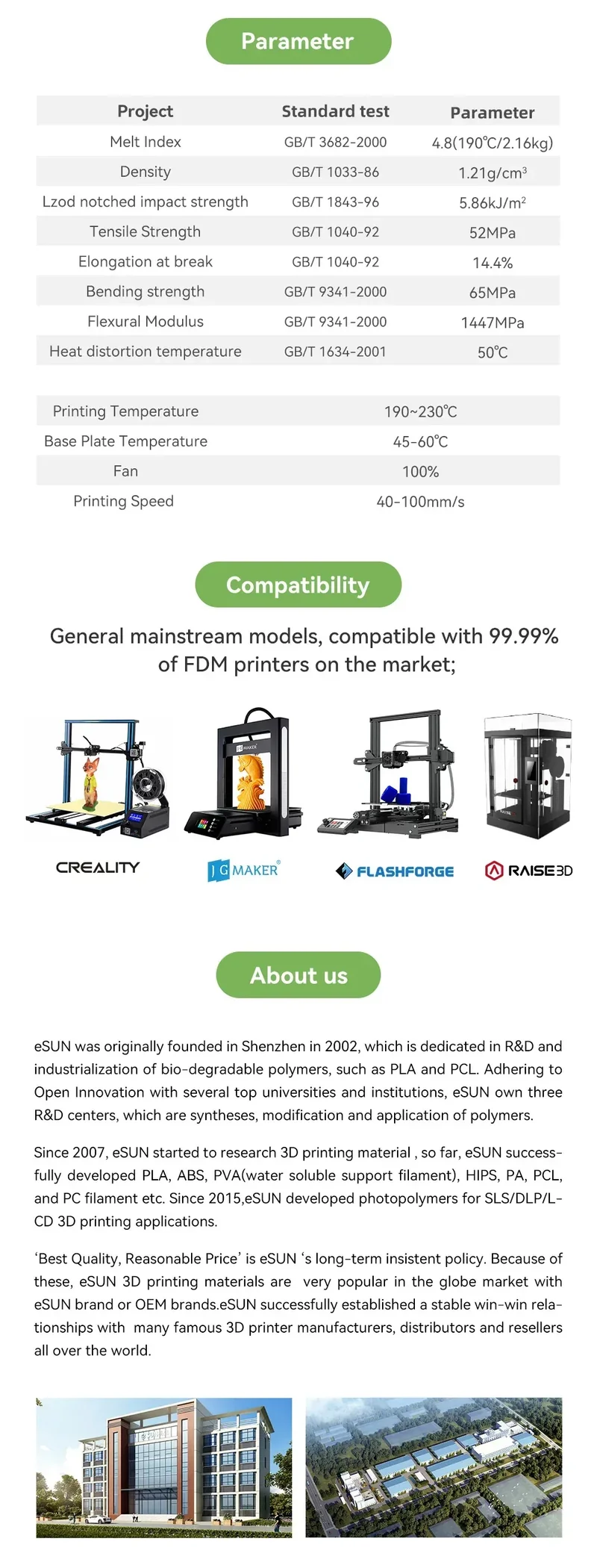 eSUN Silk PLA Filament 1.75mm Silk PLA 3D Printer Filament 1KG (2.2 LBS) Spool 3D Materials for 3D Printers DIY Artwork Printing