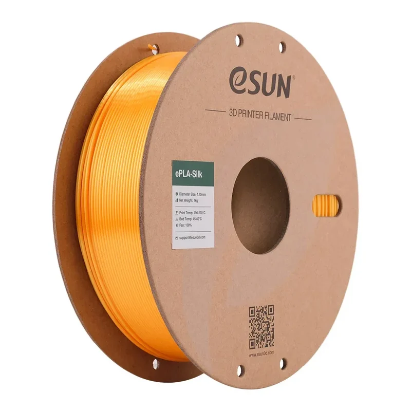 eSUN Silk PLA Filament 1.75mm Silk PLA 3D Printer Filament 1KG (2.2 LBS) Spool 3D Materials for 3D Printers DIY Artwork Printing