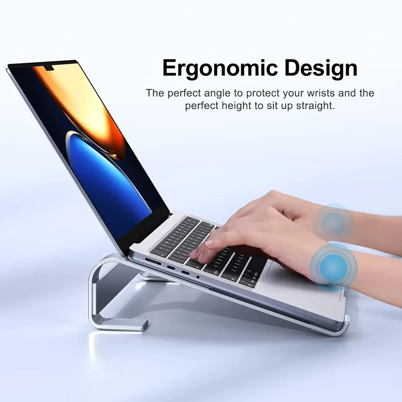Aluminum Laptop Cooling Stand Riser Desk for Macbook Pro Air Dell HP Lenovo Notebook Computer Holder Bracket Support Accessories