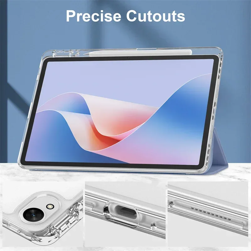 Funda For Huawei MatePad 11.5 2025 Case with Pen Holder Acrylic Clear Hard Stand Cover For Huawei MatePad 11 5 2025 Case TXZ-W09