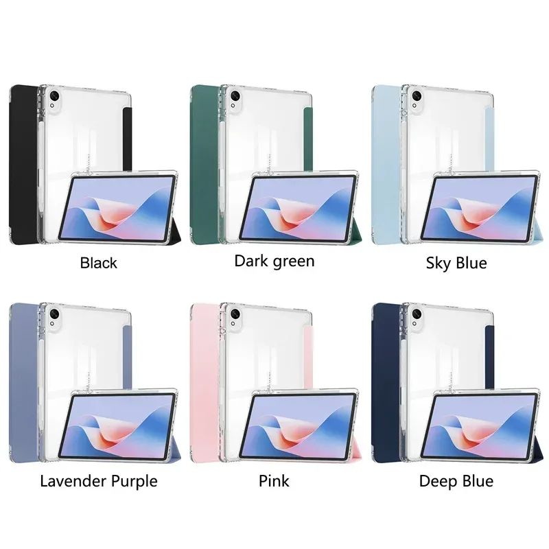Funda For Huawei MatePad 11.5 2025 Case with Pen Holder Acrylic Clear Hard Stand Cover For Huawei MatePad 11 5 2025 Case TXZ-W09