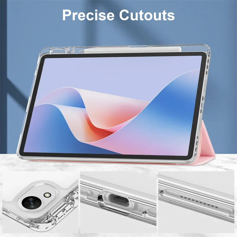 Funda For Huawei MatePad 11.5 2025 Case with Pen Holder Acrylic Clear Hard Stand Cover For Huawei MatePad 11 5 2025 Case TXZ-W09