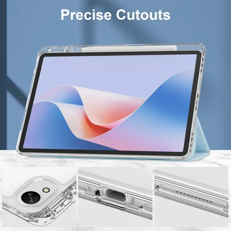 Funda For Huawei MatePad 11.5 2025 Case with Pen Holder Acrylic Clear Hard Stand Cover For Huawei MatePad 11 5 2025 Case TXZ-W09