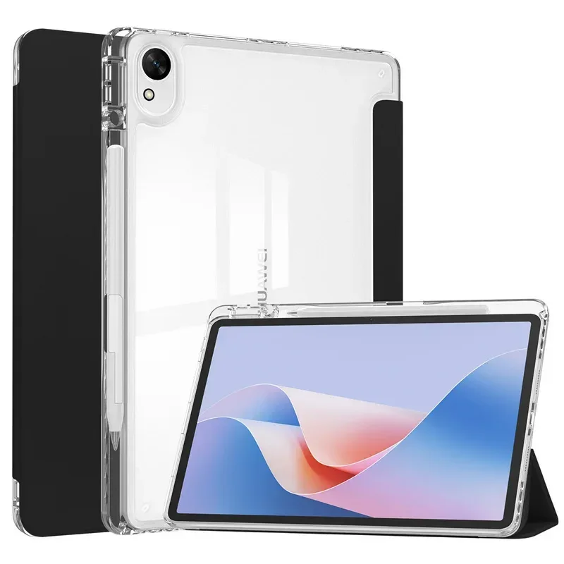 Funda For Huawei MatePad 11.5 2025 Case with Pen Holder Acrylic Clear Hard Stand Cover For Huawei MatePad 11 5 2025 Case TXZ-W09