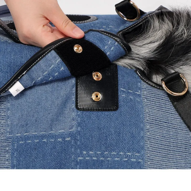 Pet Backpack for Dogs Breathable Pet Harness for Small Medium Large Dogs Portable Cycling Dog Carrier