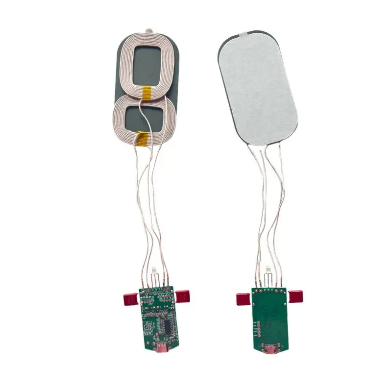 15W Wireless Charger Dual Coil Type-C Interface PCBA Module Convenient for Home And Car Use