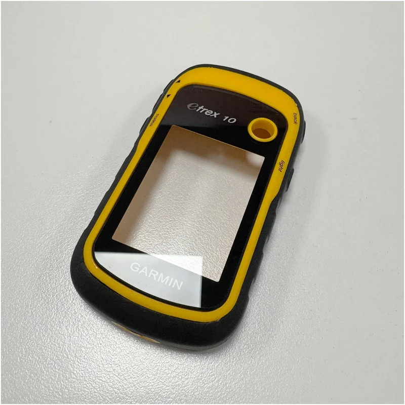 For Etrex 10 Etrex10 Front Cover GSP Handheld Part Repair Glass Panel With Yellow Housing Shell