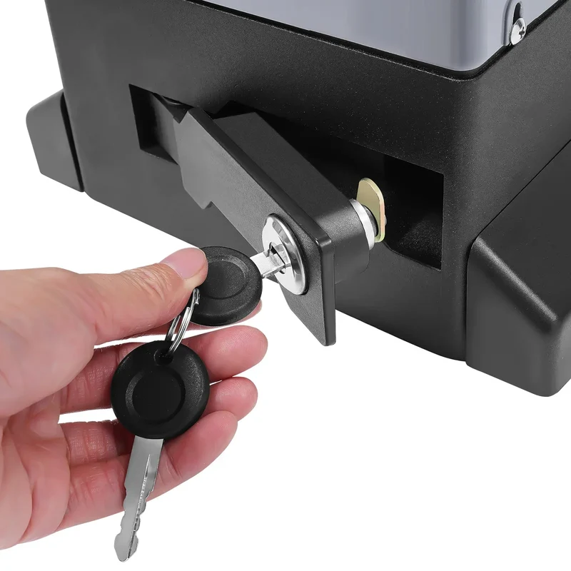 750W Sliding Electric Gate Opener Max 1600kg 1400RPM Silent Automatic Electric Motor Kit With Remote Control & Keys