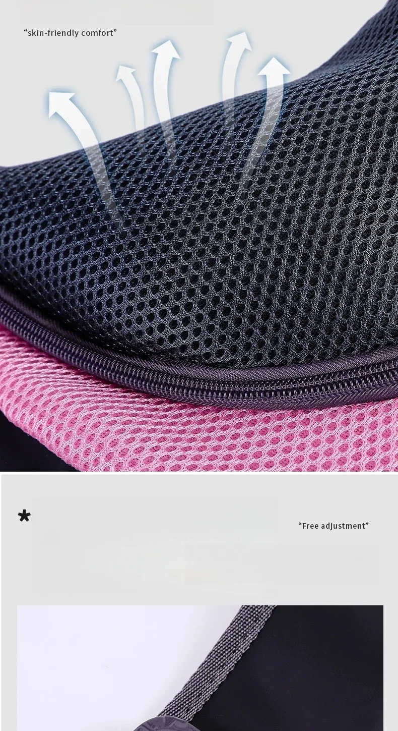 Pet backpack, portable shoulder bag for travel, hands-free outdoor crossbody bag suitable for cat and dog pet supplies