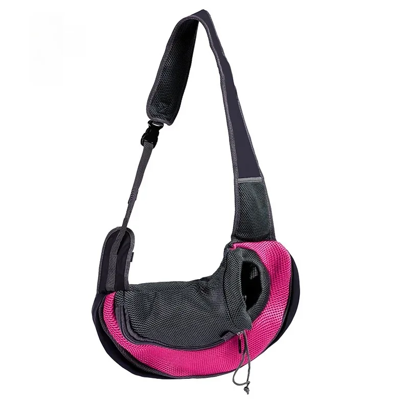 Pet backpack, portable shoulder bag for travel, hands-free outdoor crossbody bag suitable for cat and dog pet supplies