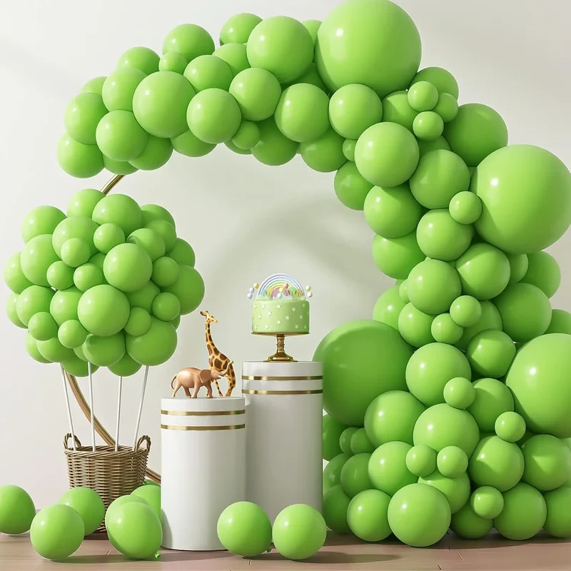 104 Pieces Ruby Red Balloon Red Garland Arch Set with Different Sizes, Suitable for Birthday, Wedding, Valentine's Day