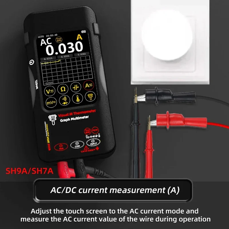 BSIDE SH7 320*320 Thermal Imager Camera 20000 Counts Touchscreen Digital Multimeter 2 in 1 IR Camera for Macro lens Repair PCB