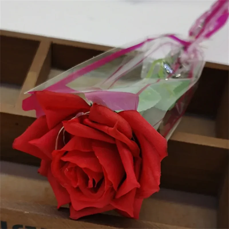 Glowing Rose Artifical Fake Flowers Valentine'S Day Mother'S Day Gift Anniversary Wedding Lover Lighting Roses Party Supplies