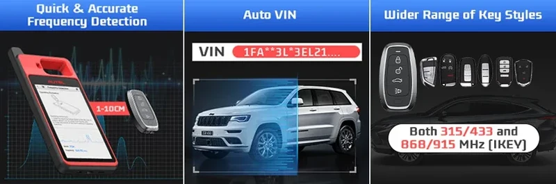 Autel MaxiIM KM100 Key Fob Programming Immobilizer Tool 2PCS Autel IKEY 60s Key Generation IMMO Key Learning on 99% Car KM100X