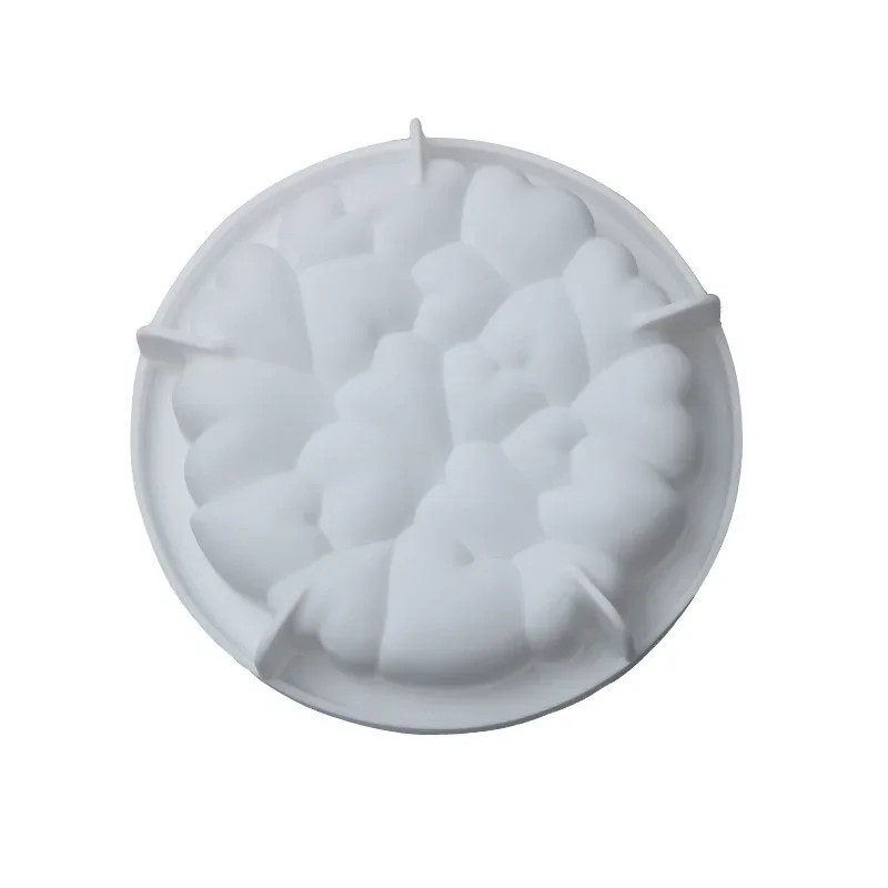 3D Heart Silicone Mousse Cake Moulds For Bakeware Tools Pastry Chocolate French Desserts Valentine's Day Cake Decorating Tools