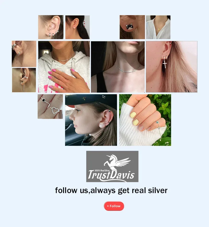TrustDavis Real 925 Sterling Silver Sweet Irregular Baroque Pearl Hoop Earrings For Women Wedding Valentine's Day Jewelry DB338