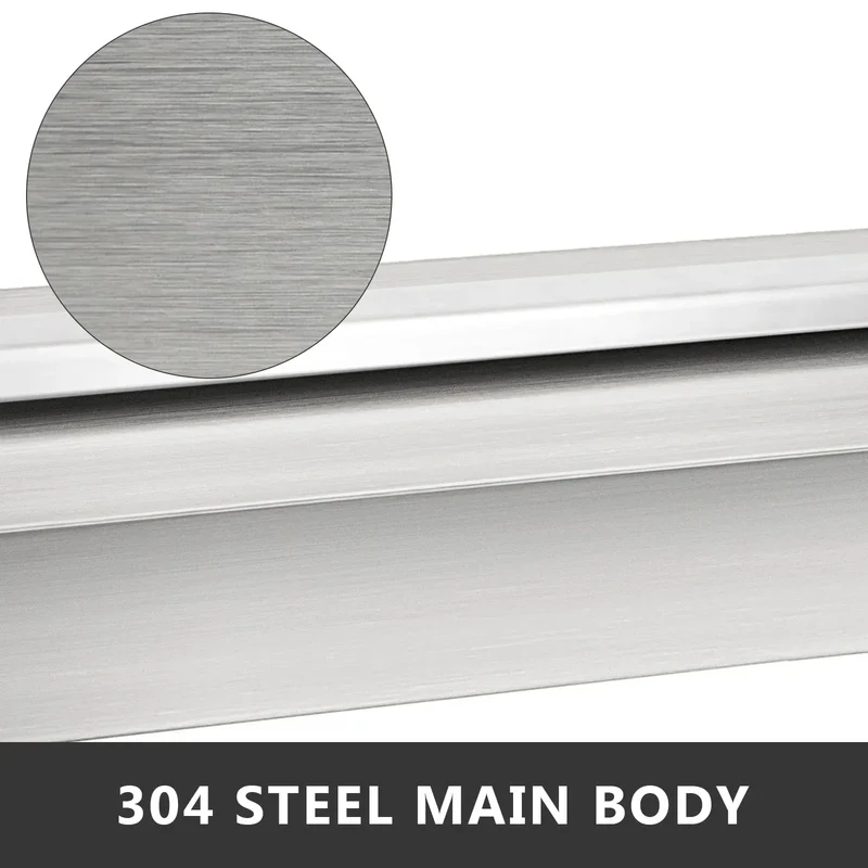 SucceBuy Waterfall Pool Fountain Stainless Steel Pipe Connector Spillway Garden Outdoor Pond Rectangular Swimming Pool Fountain