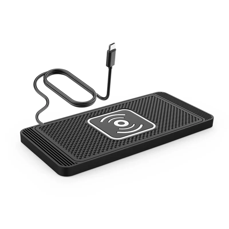 Wireless Car Charger Charging Pad 15w Non Slip Qi Fast Charger For Car Wireless Phone Charger For Android For IPhone 11/12/13/14