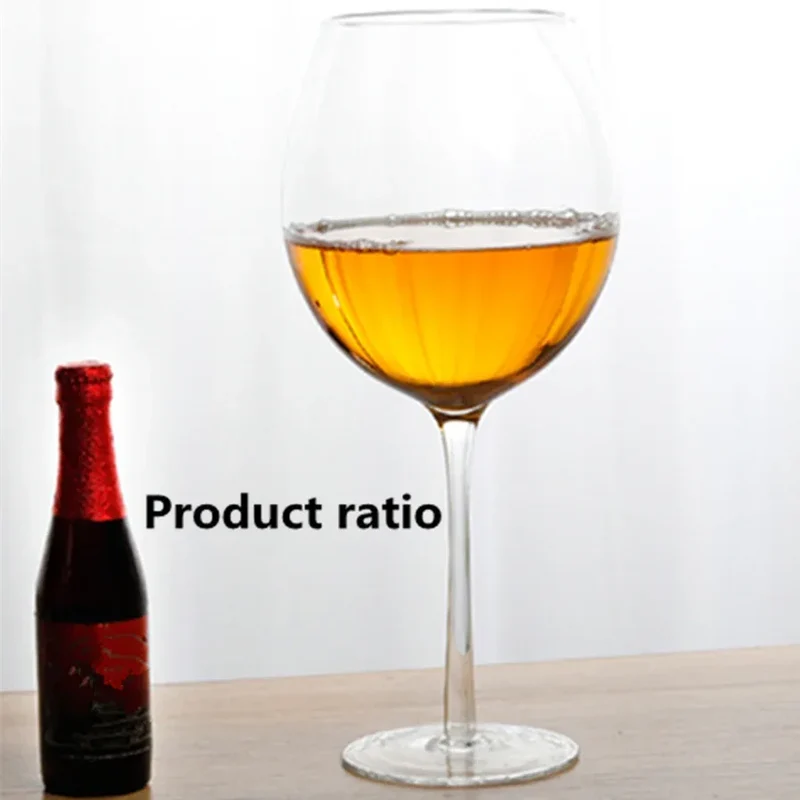 Extra Large 3000ML 106 Oz Giant Wine Glass And Beer Mug Combo for Whiskey Parties Birthdays Weddings - Liquor Glass