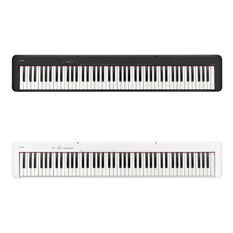 CASIO CDP-S110 Portable Digital Piano, 88-Key Scaled Hammer Action Keyboard, Bluetooth MIDI, Battery-Powered