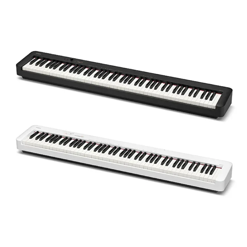 CASIO CDP-S110 Portable Digital Piano, 88-Key Scaled Hammer Action Keyboard, Bluetooth MIDI, Battery-Powered