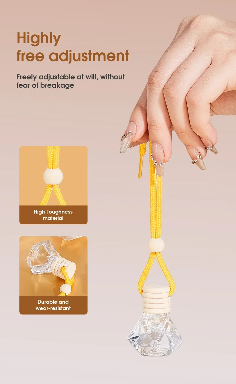 Car Air Freshener, Long Lasting Fragrance, Suitable for Car, Home, Office, Bathroom, Bedroom, Car Interior Aromatherapy