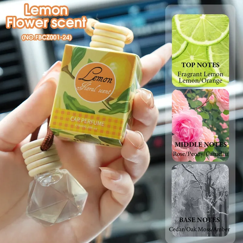 Car Air Freshener, Long Lasting Fragrance, Suitable for Car, Home, Office, Bathroom, Bedroom, Car Interior Aromatherapy