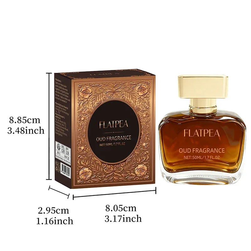Arabic Sandalwood Perfume Classic Agarwood & Irresistible Musk Fragrance Long-lasting Elegant Charming Woody Eau De Parfum