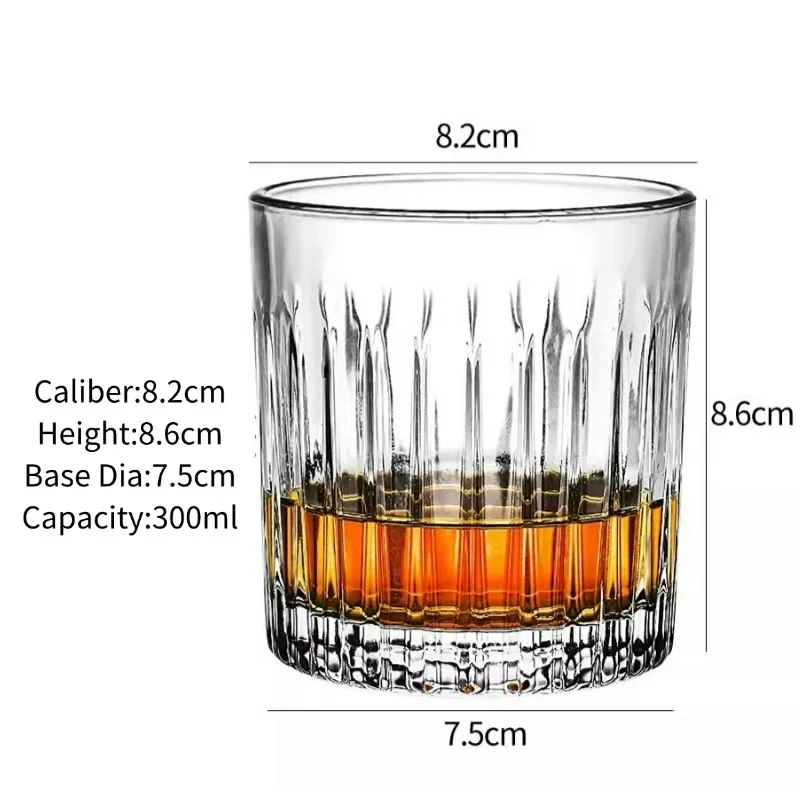 Whiskey Glasses,Engraved Whiskey Glass,Old Fashioned Whiskey Glasses,Classical Scotch Glasses,Perfect Gift for Scotch Lovers